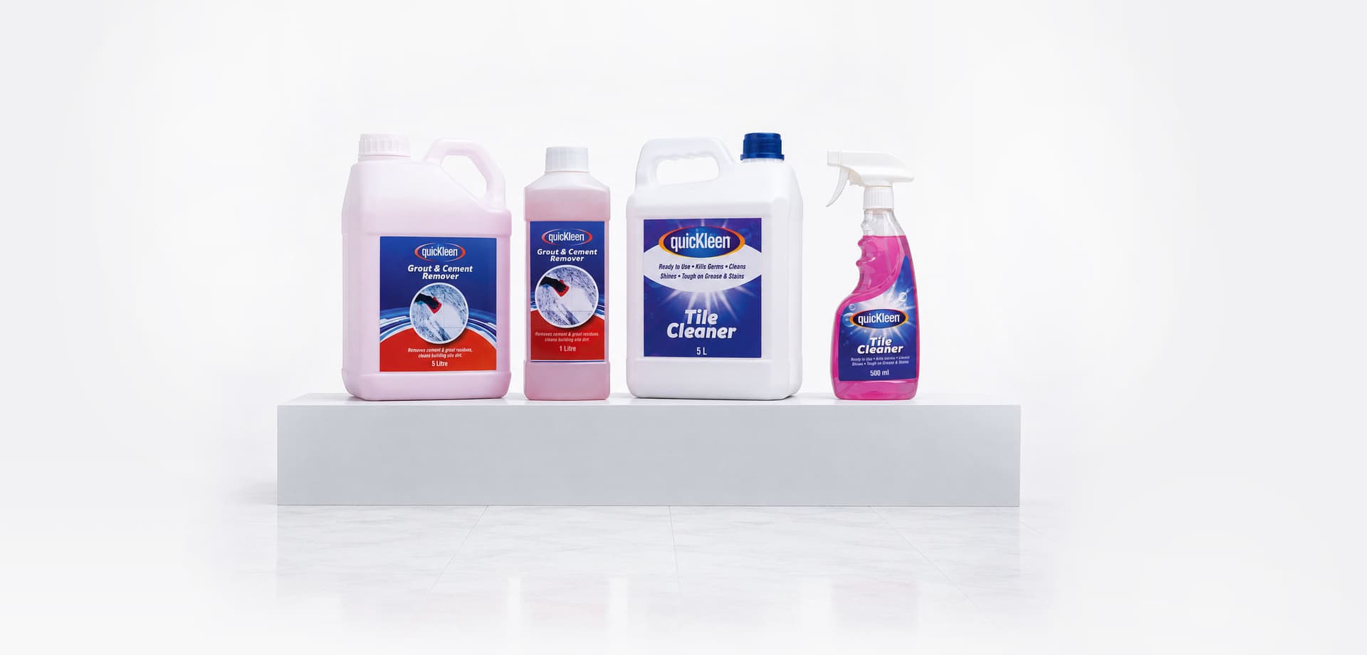 QuickClean Product Range